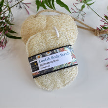Load image into Gallery viewer, Natural loofah body scrub pad | The Loofah Patch
