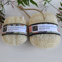 Load image into Gallery viewer, Loofah soap saver pocker and loofah body scrub | The Loofah Patch
