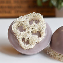 Load image into Gallery viewer, exfoliating loofah soap in lavender | gardeners soap
