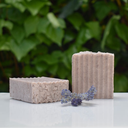 Natural lavender soap handcrafted at The Loofah Patch