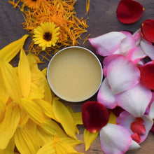 Load image into Gallery viewer, Flower Petal Balm with Rose, Sunflower and Calendula Petals
