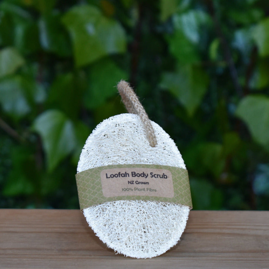 Loofah body scrub pad made with NZ grown loofah | The Loofah Patch