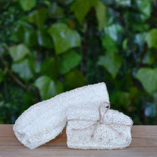 Load image into Gallery viewer, Natural exfoliating face sponge with NZ grown loofah | The Loofah Patch
